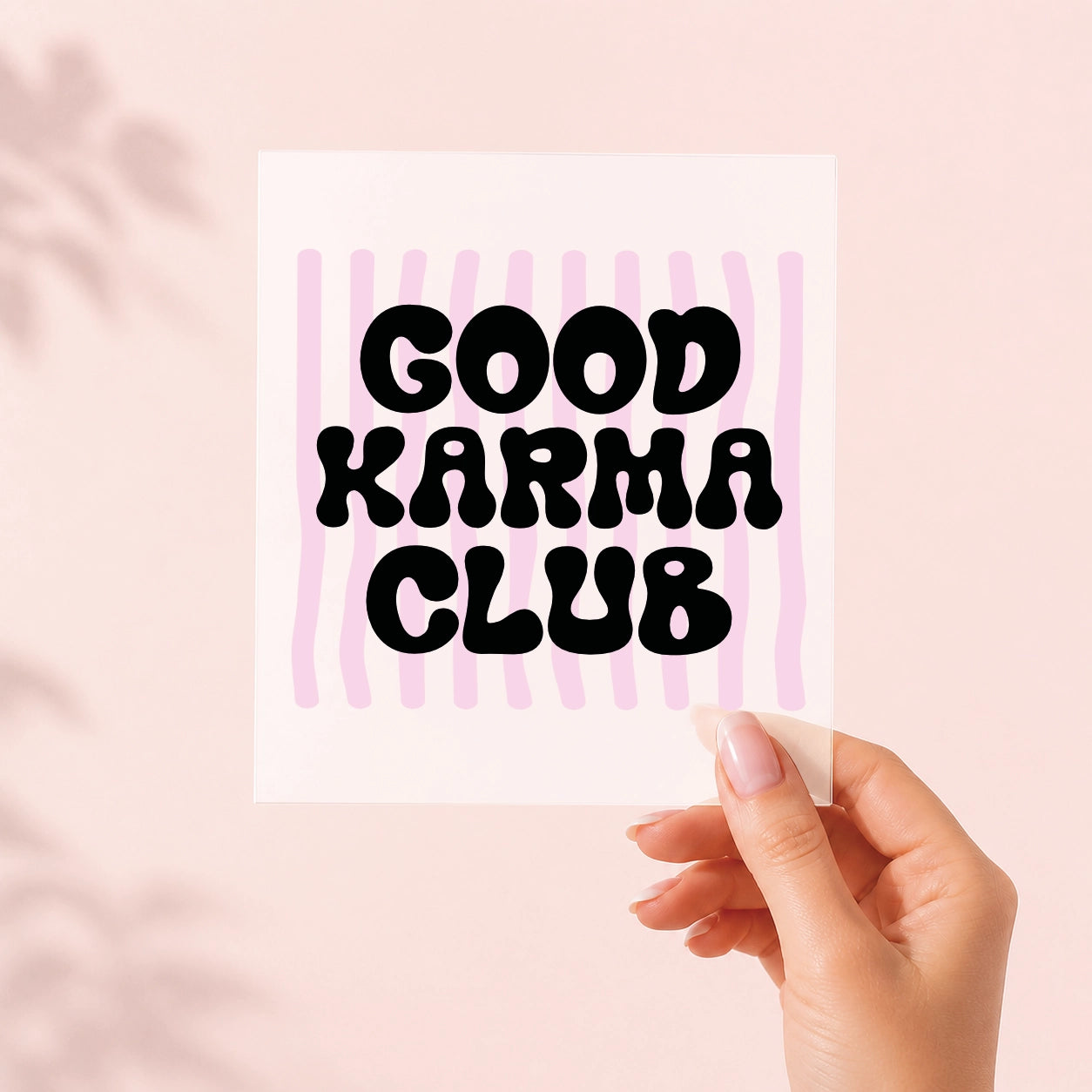 Good Karma Club – Bügelbild