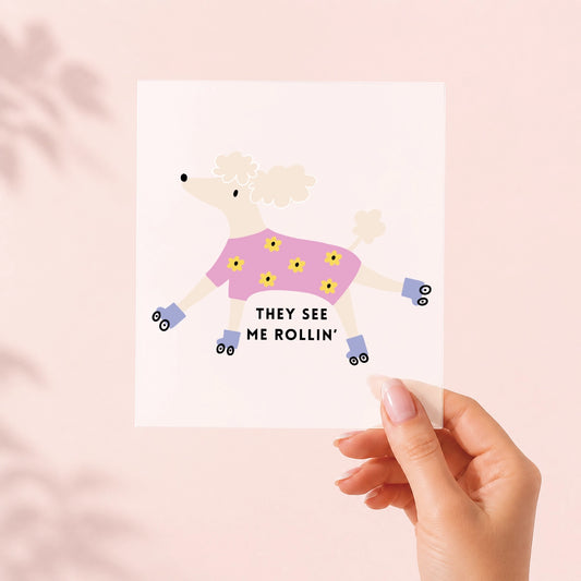 Keep Rollin' – Bügelbild
