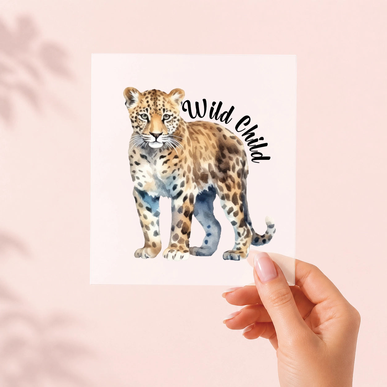 Wild Child Leopard – Bügelbild